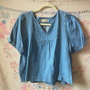 Madewell Chambray Tunic Top